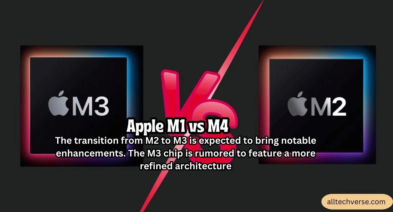 apple m1 vs m4