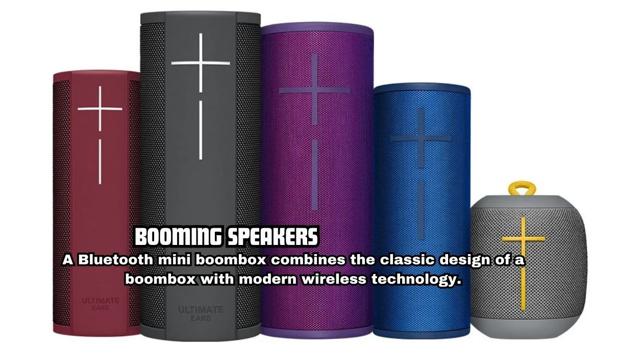 booming speakers