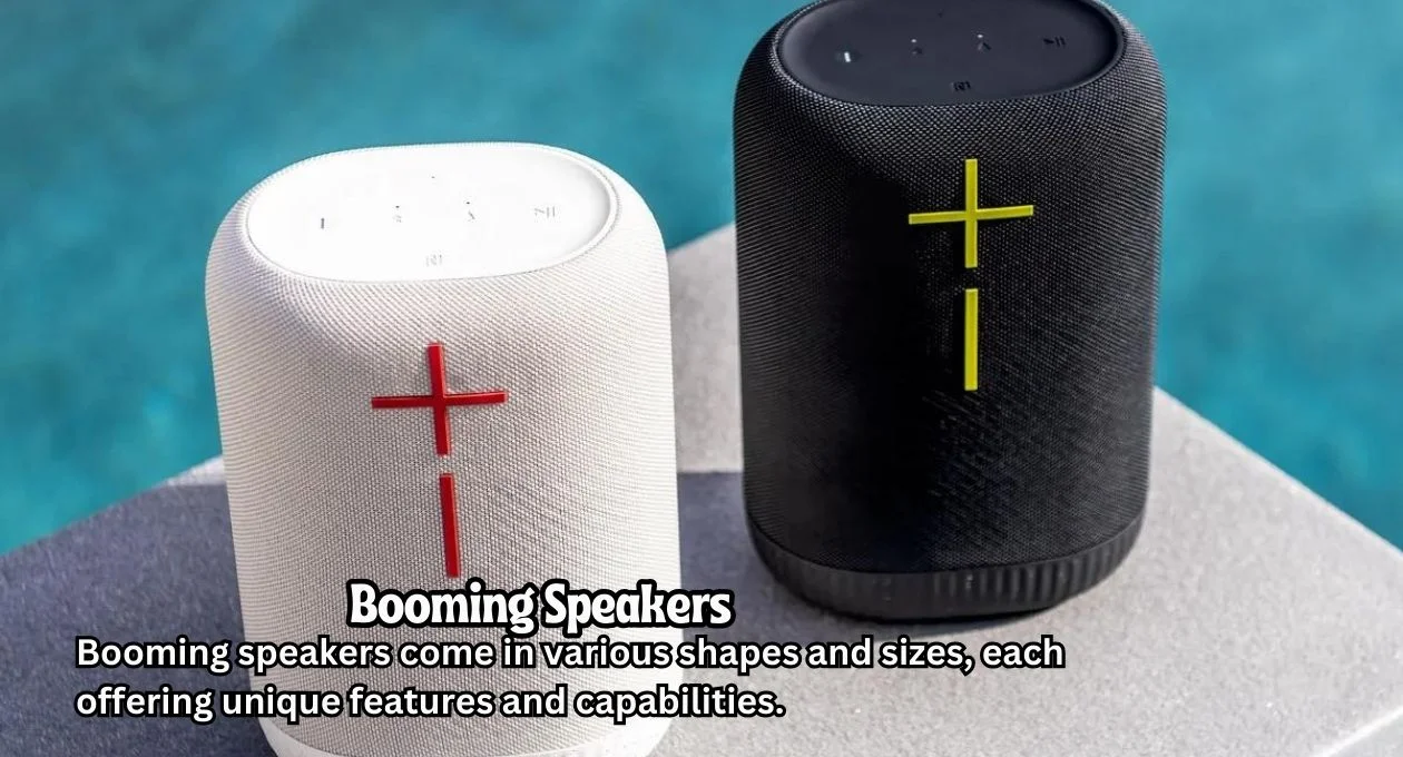 booming speakers