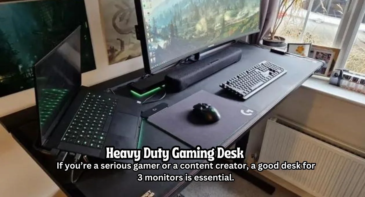 heavy duty gaming desk