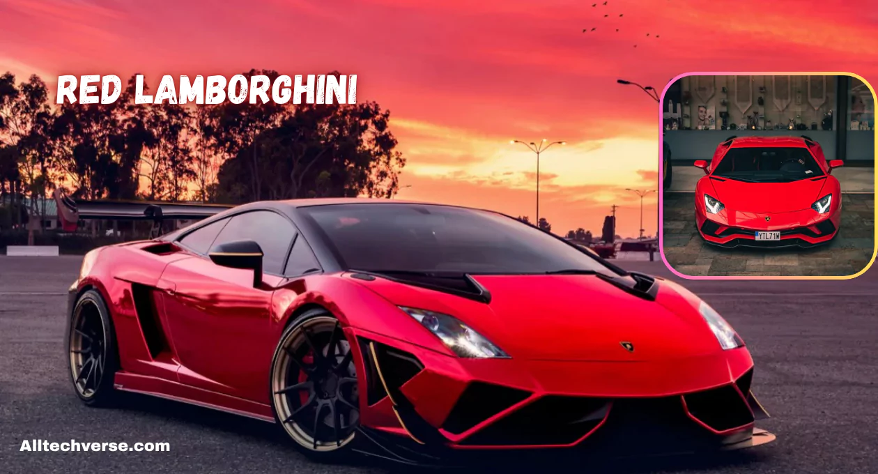 red lamborghini